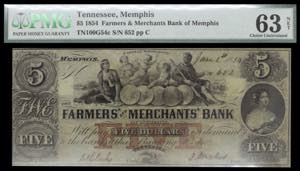 Estados Unidos. Menphis, Tennessee. 1854. ... 