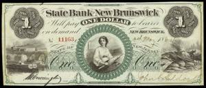 Estados Unidos. New Jersey. 1864. State Bank ... 
