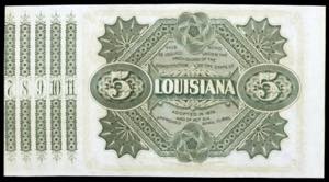 Estados Unidos. Lousiana. 1875/6. ... 