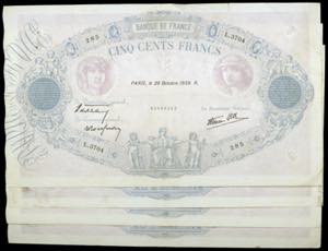 Francia. 1938 y 1939. Banco de ... 