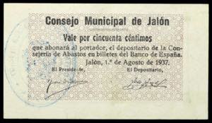 Jalón (Alicante). Consejo Municipal. ... 
