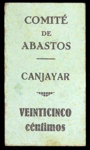 Canjáyar (Almería). Comité de Abastos. 25 ... 