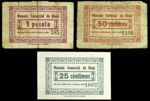 Rioja (Almería). Moneda Comercial. 25, 50 ... 
