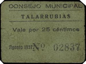 Talarrubias (Badajoz). Consejo Municipal. 25 ... 