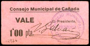 Cañada (Alicante). Consejo Municipal. 1 ... 