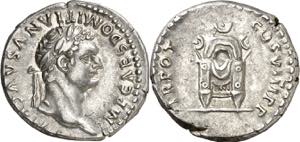 (82 d.C.). Domiciano. Denario. (Spink 2751) ... 