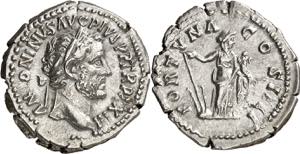 (159-160 d.C.). Antonino pío. Denario. ... 