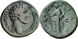 (145 d.C.). Marco Aurelio. Sestercio. (Spink ... 