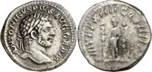 (215 d.C.). Caracalla. Denario. (Spink 6840) ... 