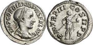 (241 d.C.). Gordiano III. Denario. (Spink ... 
