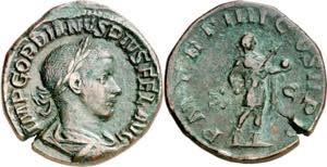 (241-242 d.C.). Gordiano III. Sestercio. ... 