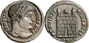(324-325 d.C.). Constantino I. Arelate. AE ... 