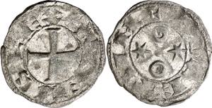 Alfonso VI (1073-1109). Toledo. Dinero. (AB. ... 