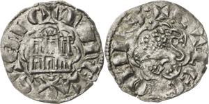 Alfonso X (1252-1284). Coruña. Blanca ... 