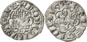 Alfonso X (1252-1284). León. Blanca ... 