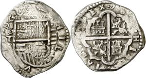 16(...). Felipe III. Toledo. C. 4 reales. ... 