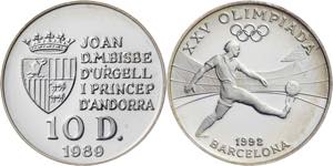 Andorra. 1989. 10 diners. (Kr. 56). Juegos ... 