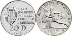 Andorra. 1988. 20 diners. (Kr. 47). Juegos ... 