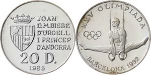 Andorra. 1988. 20 diners. (Kr. 48). Juegos ... 