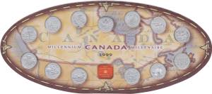 Canadá. 1999. Isabel II. 25 centavos ... 