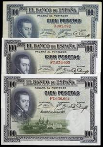 1925. 100 pesetas. (Ed. B107 y C1) (Ed. 323 ... 