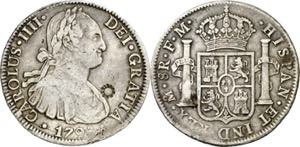 1798. Carlos IV. México. FM. 8 reales. ... 