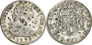 1779. Carlos III. Lima. MJ. 8 reales. ... 