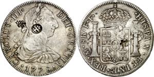 1778. Carlos III. México. FF. 8 reales. ... 