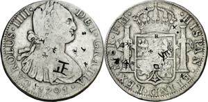 1791. Carlos IV. México. FM. 8 reales. ... 