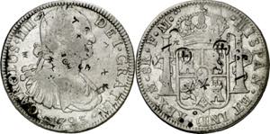 1793. Carlos IV. México. FM. 8 reales. ... 