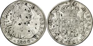 1800. Carlos IV. México. FM. 8 reales. ... 