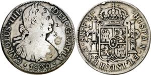 1800. Carlos IV. México. FM. 8 reales. ... 