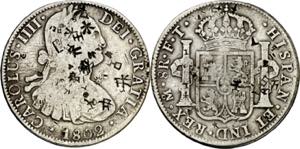 1802. Carlos IV. México. FT. 8 reales. ... 