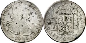 1803. Carlos IV. México. FT. 8 reales. ... 