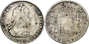 1790. Carlos IV. Potosí. PR. 8 reales. ... 