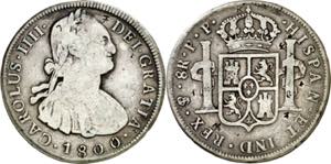 1800. Carlos IV. Potosí. PP. 8 reales. ... 