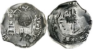 (1647-1651). Felipe IV. Potosí. 8 reales. ... 