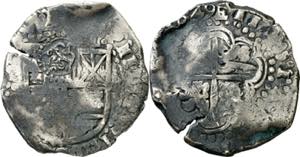 1649. Felipe IV. Potosí. . 8 reales. ... 
