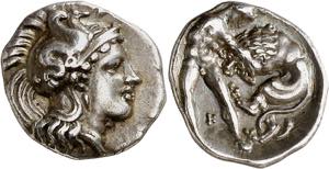 (380-325 a.C.). Italia. Taras. Dióbolo. (S. ... 