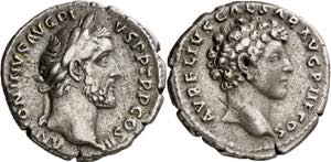 (141 d.C.). Antonino pío y Marco Aurelio. ... 