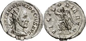 (249 d.C.). Trajano Decio. Antoniniano. ... 