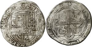 s/d. Felipe II. Lima. . 8 reales. (AC. 654). ... 
