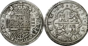 1587. Felipe II. Segovia. 8 reales. (AC. ... 