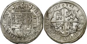 1588. Felipe II. Segovia. 8 reales. (AC. ... 