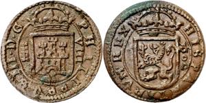 1602. Felipe III. Segovia. 8 maravedís. ... 