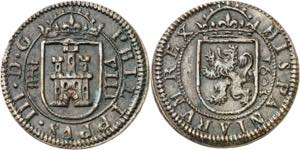 1604. Felipe III. Segovia. 8 maravedís. ... 