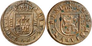 1619. Felipe III. Segovia. 8 maravedís. ... 