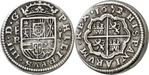 1652/1. Felipe IV. Segovia. BR/I. 1 real. ... 