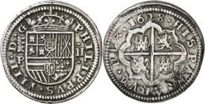 1628. Felipe IV. Segovia. P. 2 reales. (AC. ... 