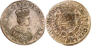 1668. Carlos II. Amberes. Jetón. (D. 4260). ... 